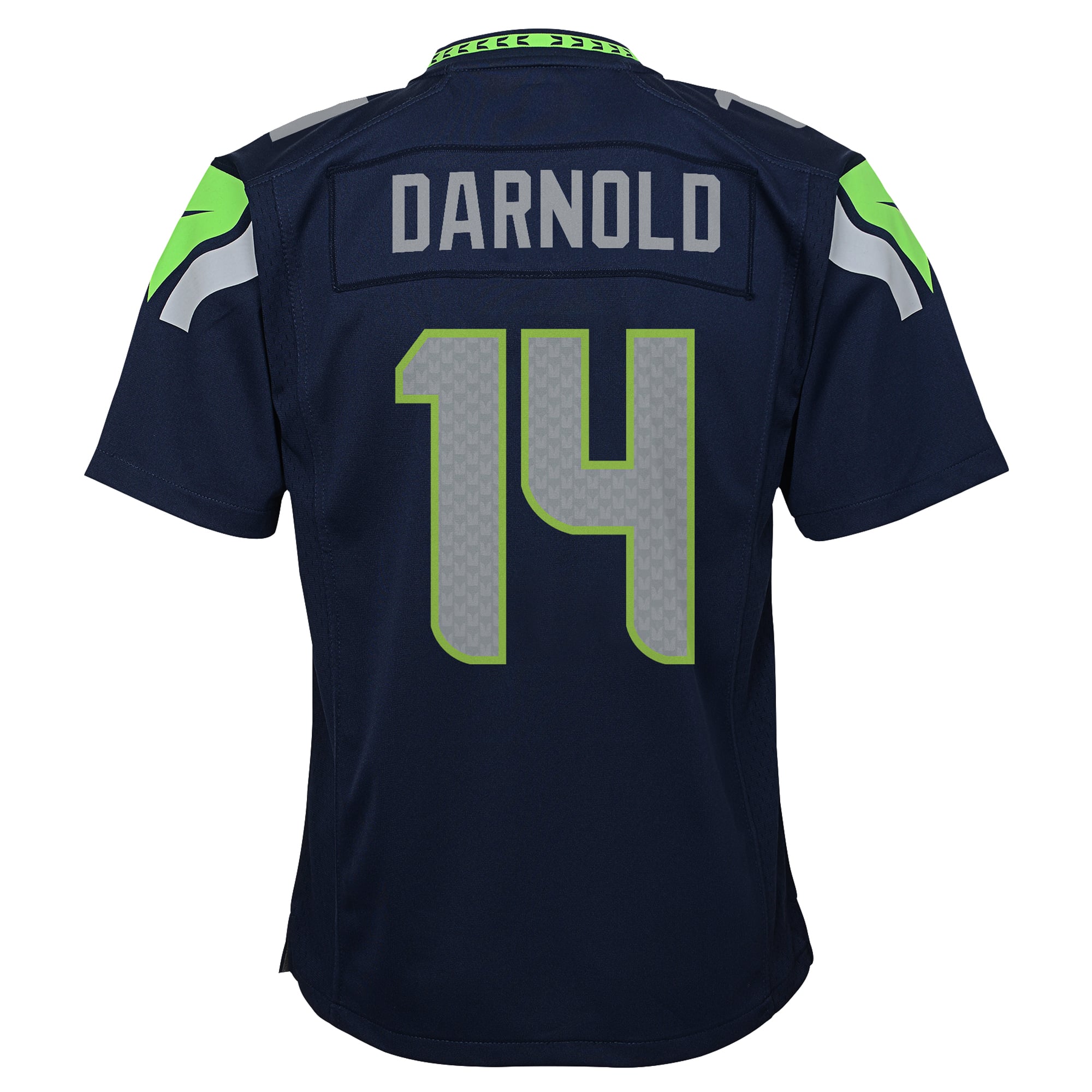 Maillot de match Nike Sam Darnold College Navy Seattle Seahawks pour jeunes