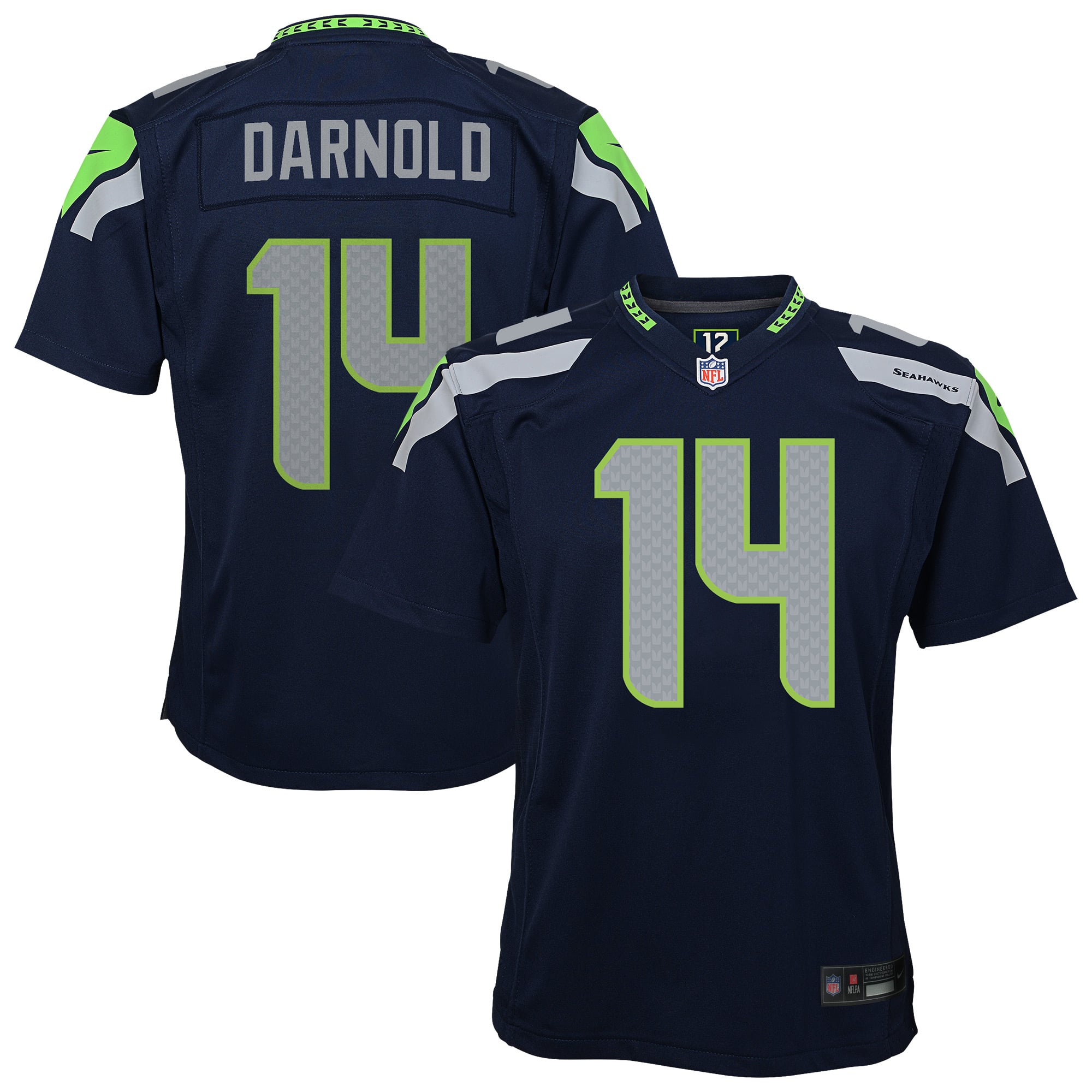 Youth Nike Sam Darnold College Navy Seattle Seahawks Team Game Jersey