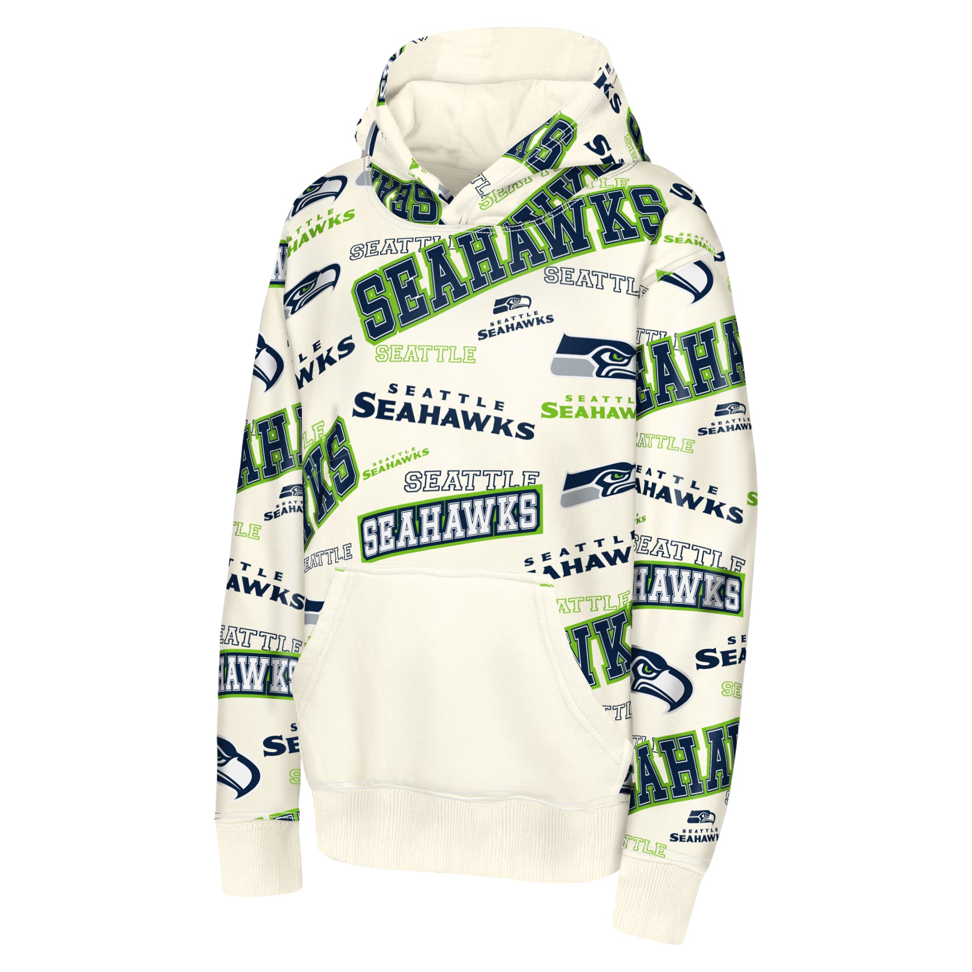 Sweat à capuche Youth Outerstuff Bone Seattle Seahawks Shake & Bake