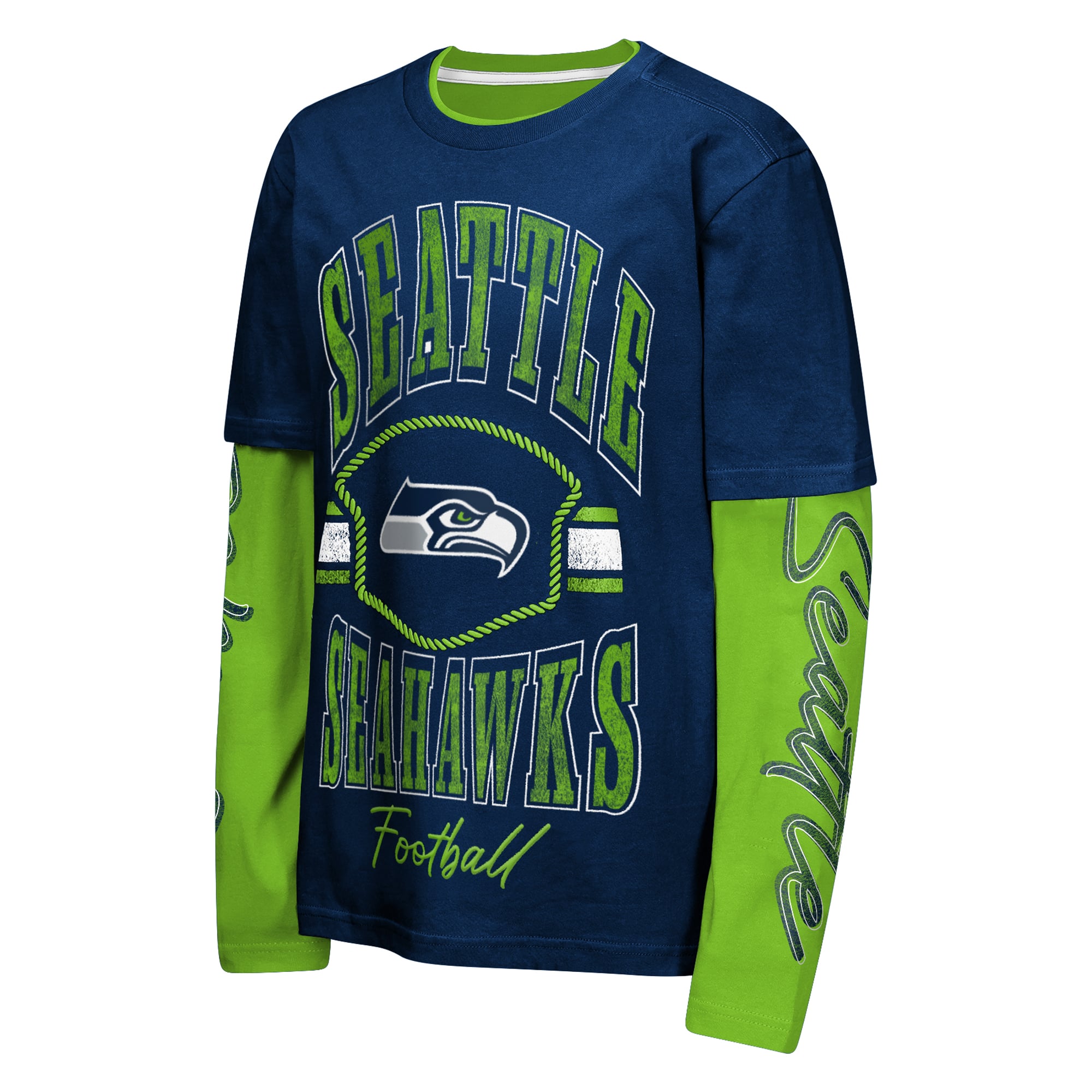 Youth Outerstuff College Navy Seattle Seahawks Motion Combo Set
