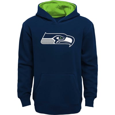 Seattle Seahawks Outerstuff Youth Prime Pullover Hoodie - College Navy
