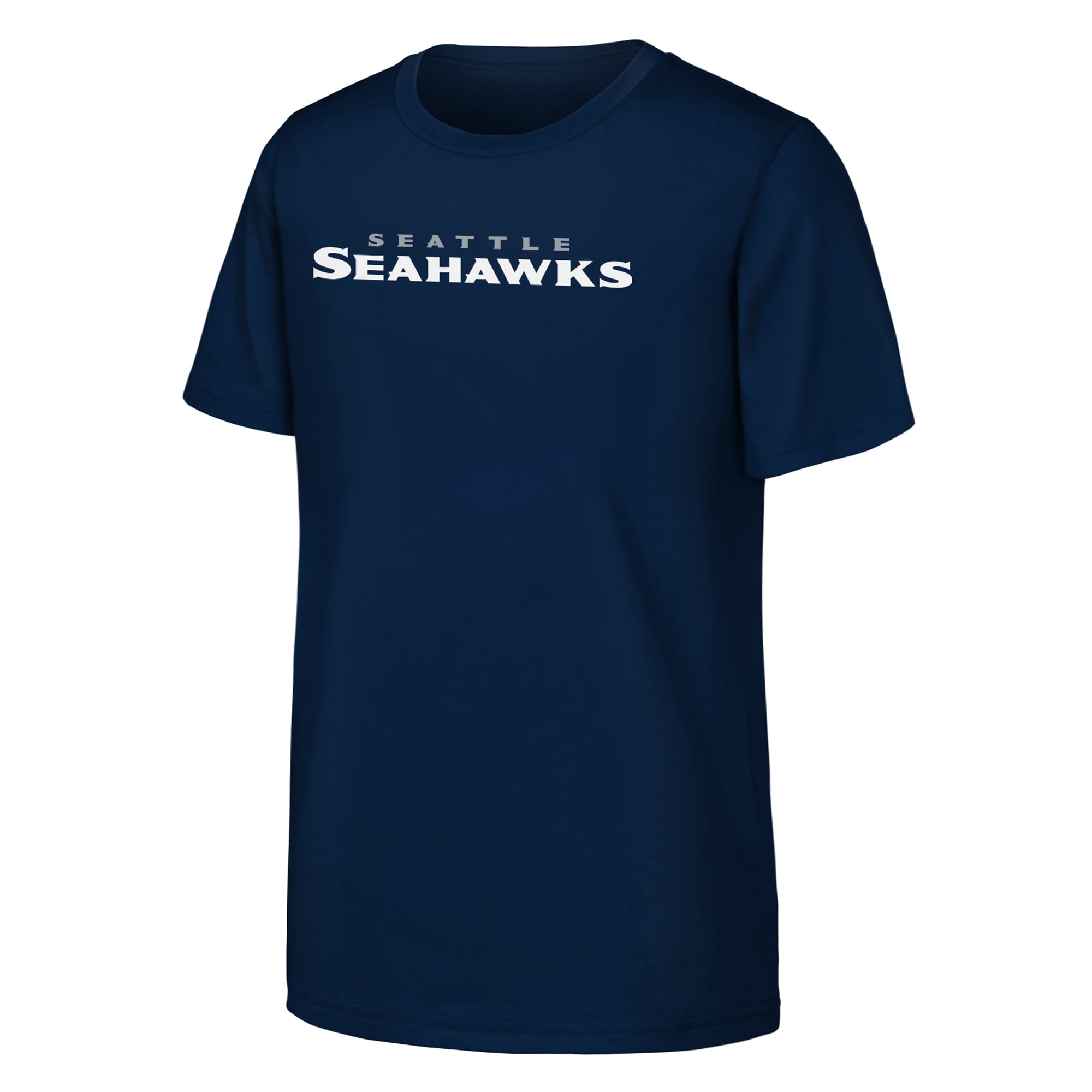 T-shirt Youth Outerstuff Jaxon Smith-Njigba College Navy Seattle Seahawks avec nom et numéro