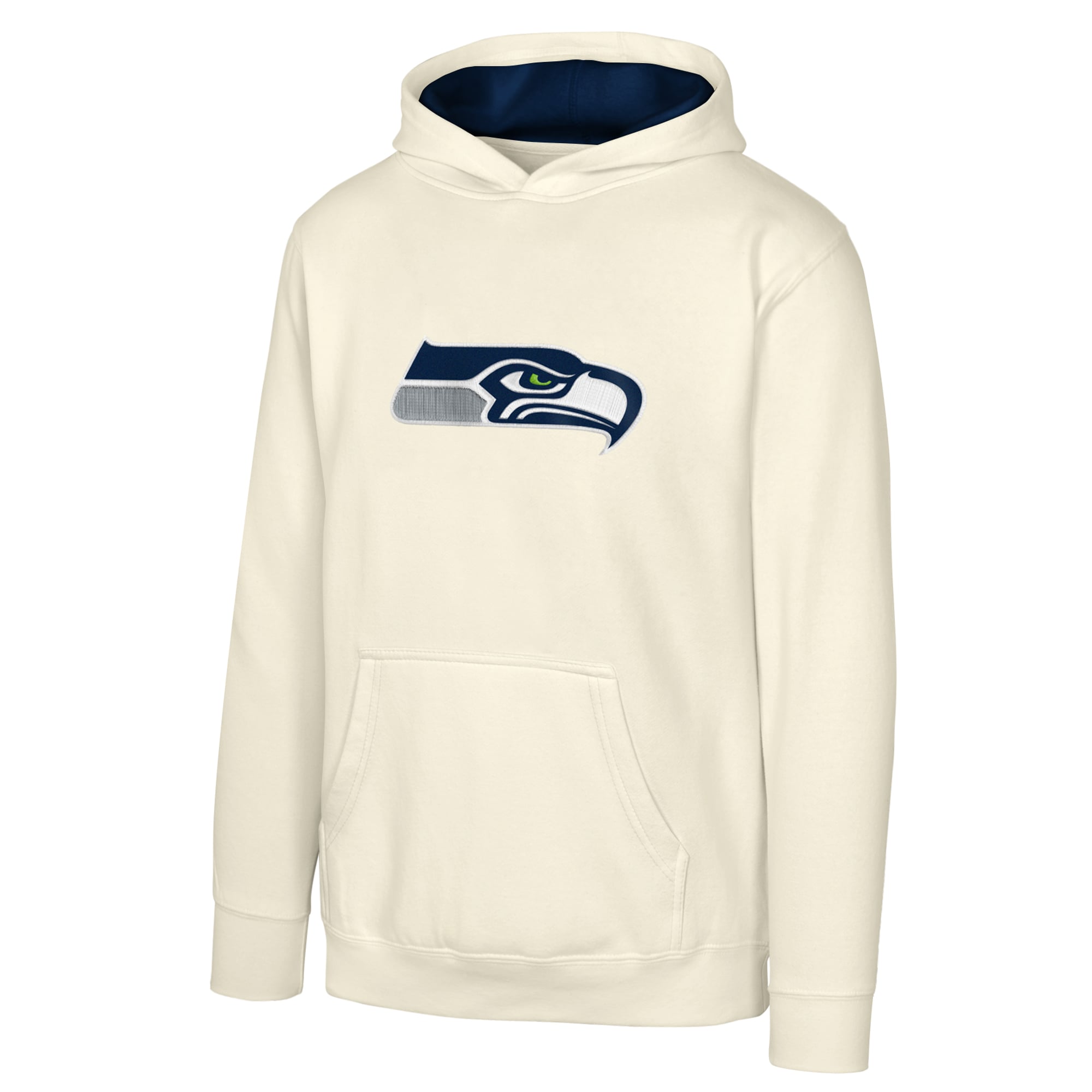 Youth Outerstuff Natural Seattle Seahawks Prime Pullover Hoodie