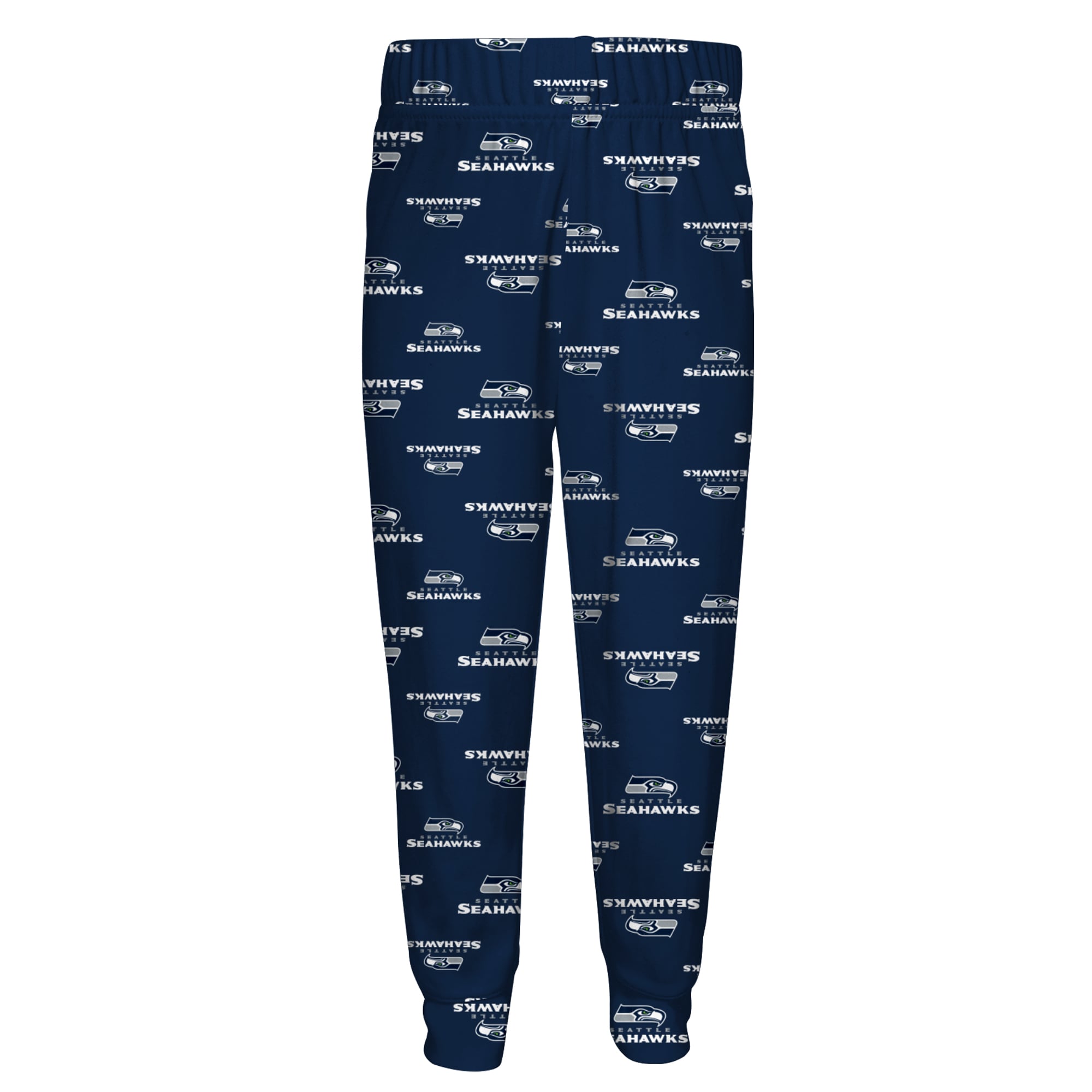Ensemble pyjama Outerstuff pour enfant, bleu marine, Seattle Seahawks, manches longues et pantalon imprimé intégral
