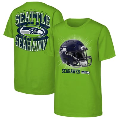 Seattle Seahawks Outerstuff Youth Winning Mentality T-Shirt - Neon Green

