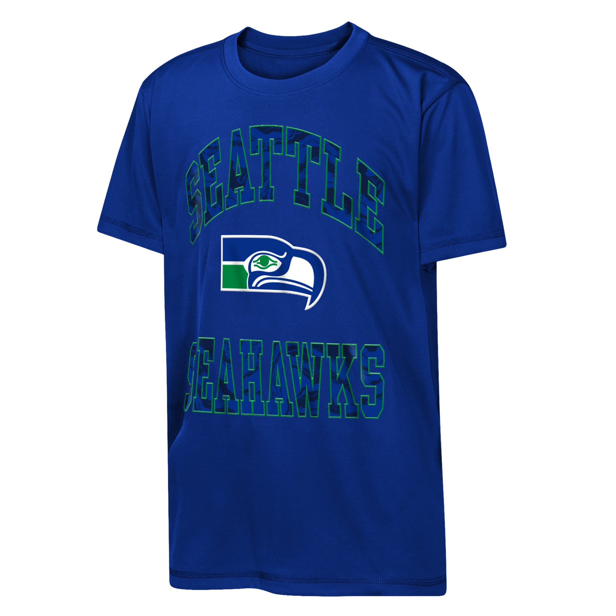T-shirt Youth Outerstuff Royal Seattle Seahawks Retro Collection Swat