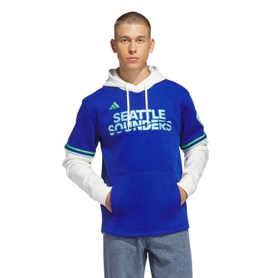 Sweat à capuche bleu Seattle Sounders FC adidas MLS x US Sports -