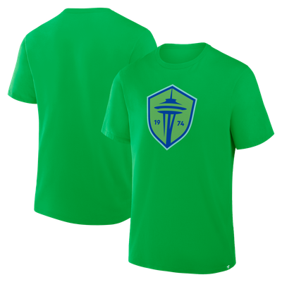 Seattle Sounders FC Fanatics Logo T-Shirt - Rave Green