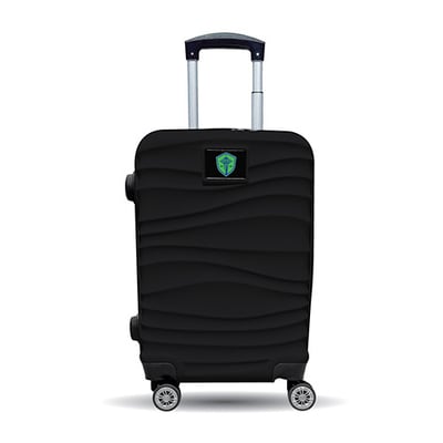 MOJO Seattle Sounders FC Black Carry-On Hardcase Spinner Luggage
