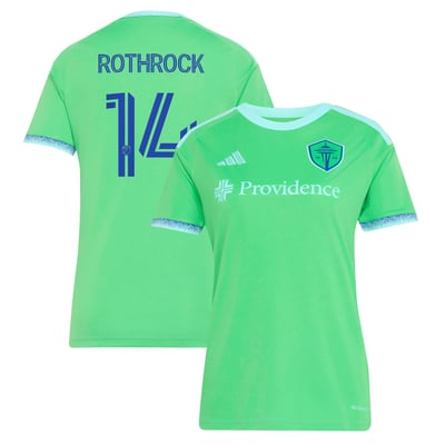 Paul Rothrock Seattle Sounders FC, maillot réplique adidas pour femme 2026 « The Evergreen State » - Vert Rave