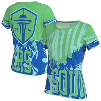 Seattle Sounders FC ProSphere Women's Tailgate T-Shirt - Rave Green