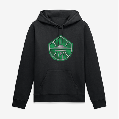 Seattle Storm Big & Tall Metallic Mascot Hoodie - Black