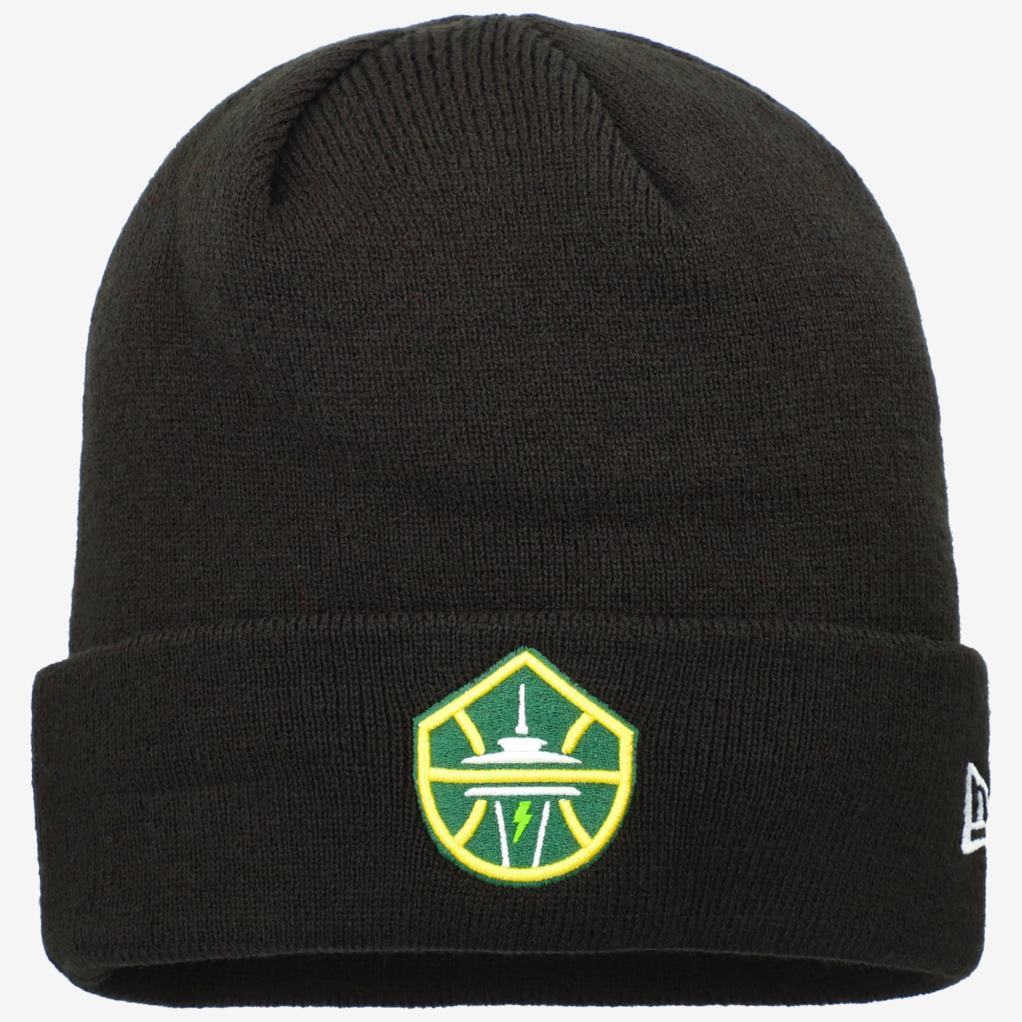 Bonnet à revers noir Seattle Storm de New Era pour homme