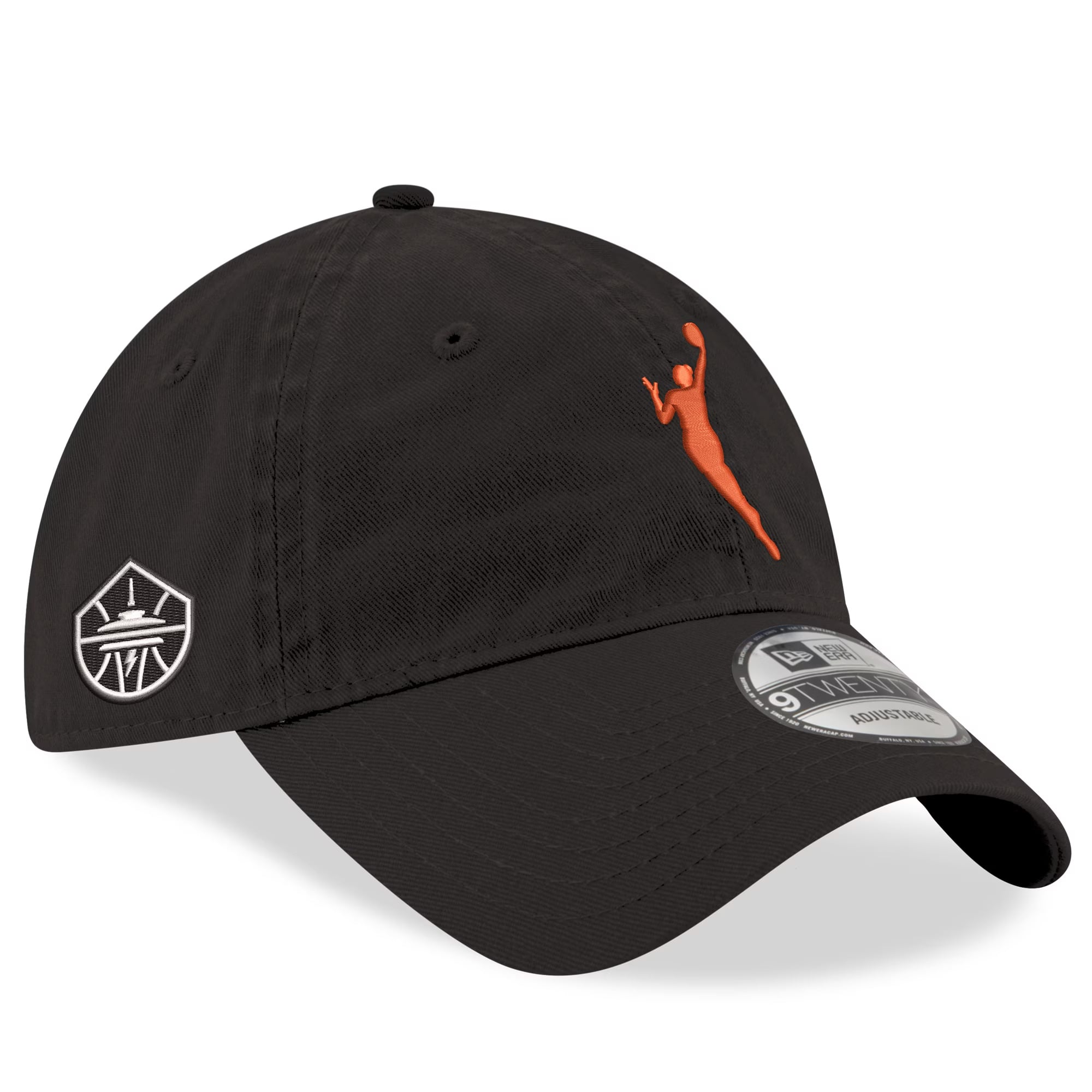 Casquette ajustable New Era Logowoman 9TWENTY noire Seattle Storm pour homme