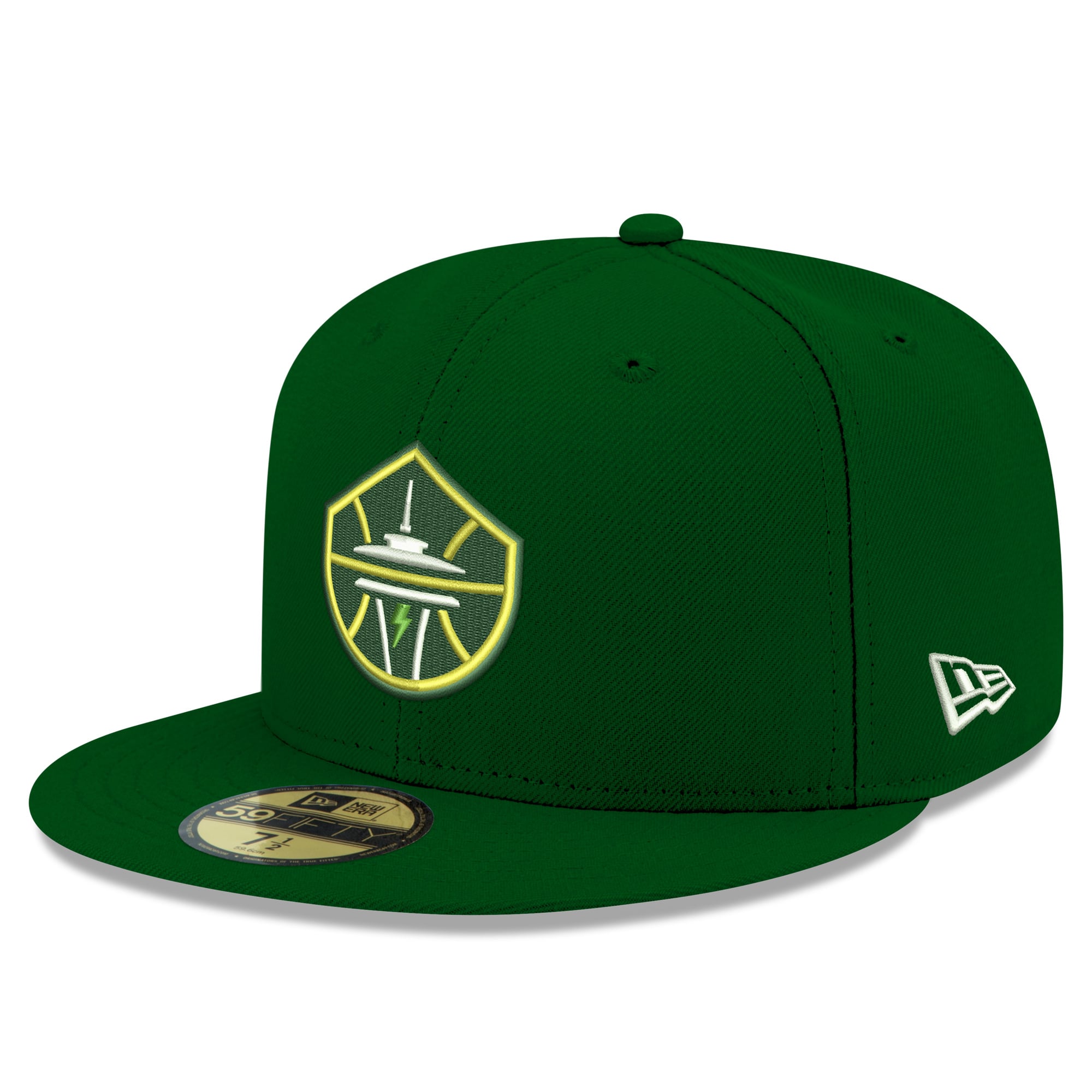 Men's New Era Green Seattle Storm Team 59FIFTY Fitted Hat