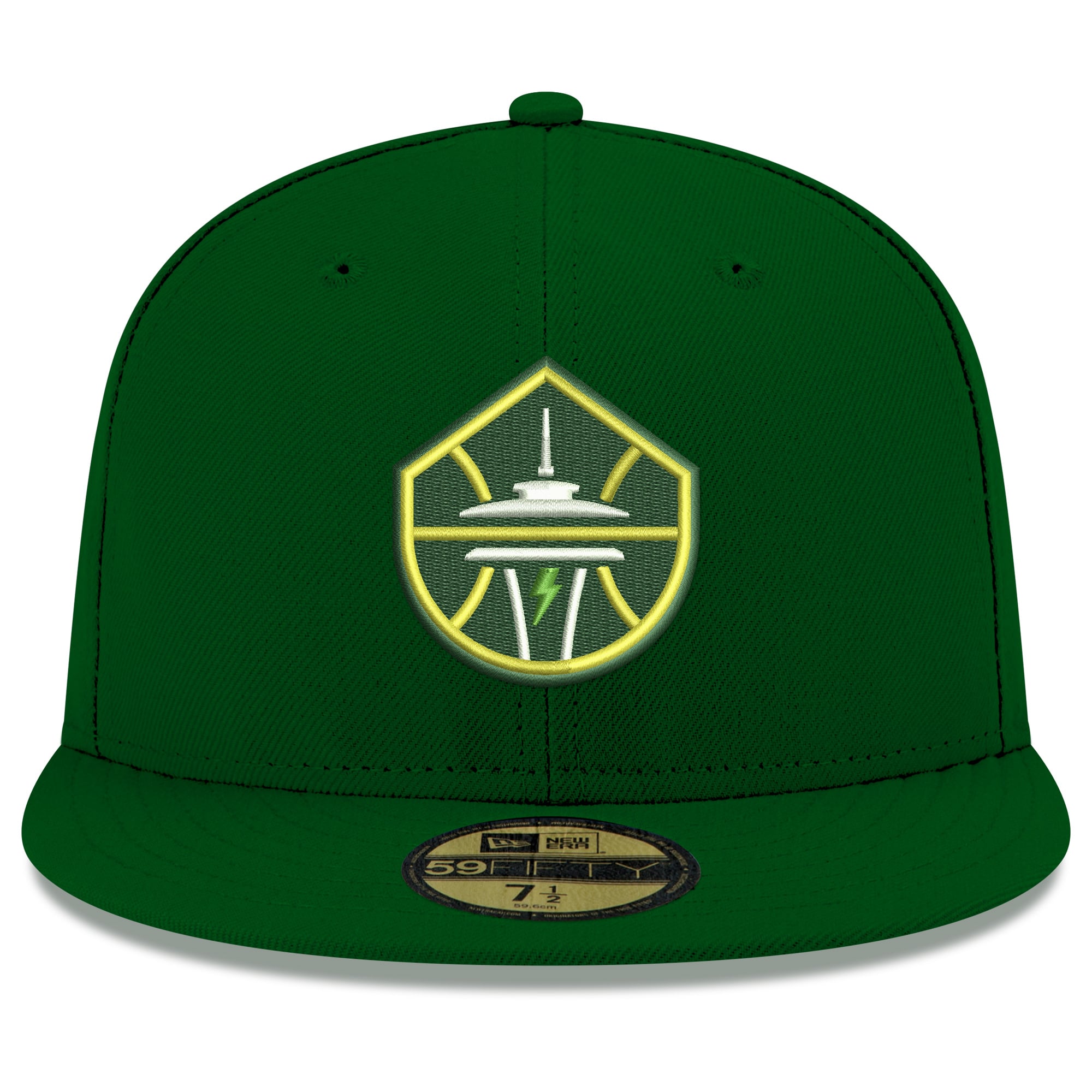 Men's New Era Green Seattle Storm Team 59FIFTY Fitted Hat