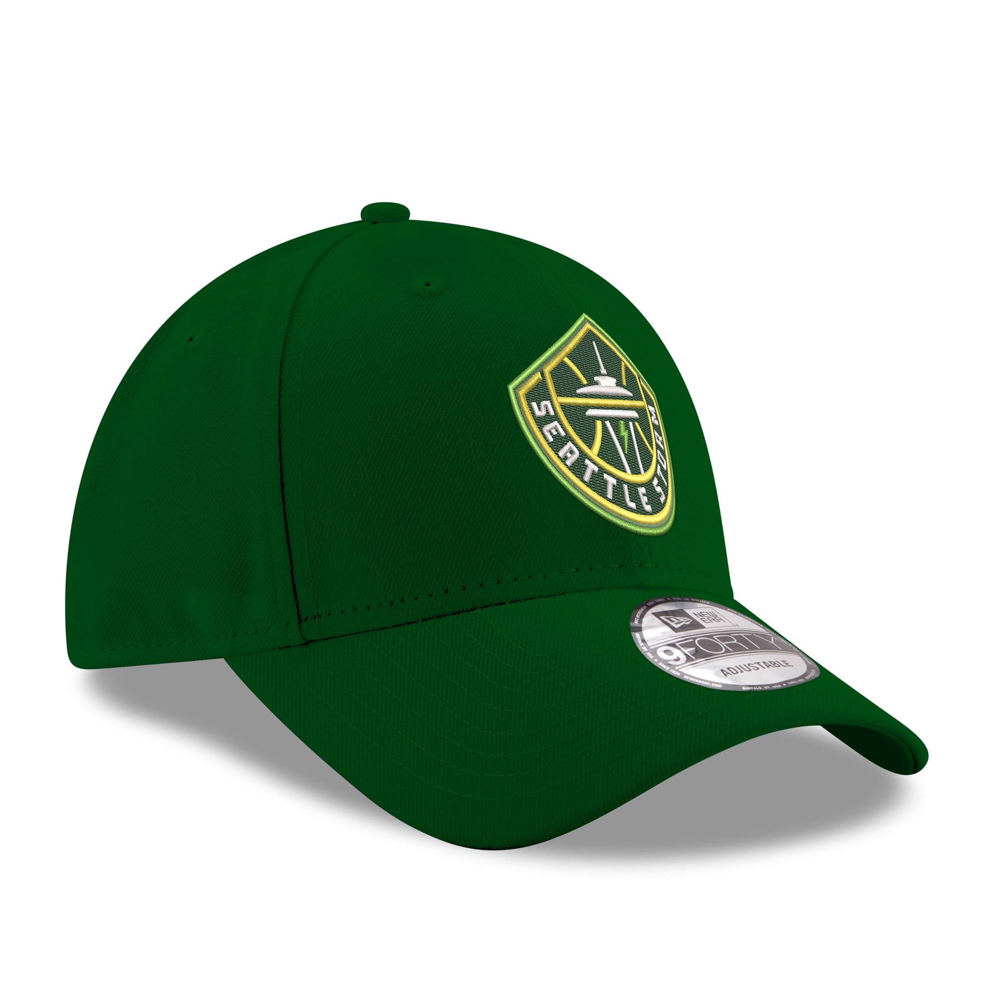 Men's New Era Green Seattle Storm Team 9FORTY Adjustable Hat