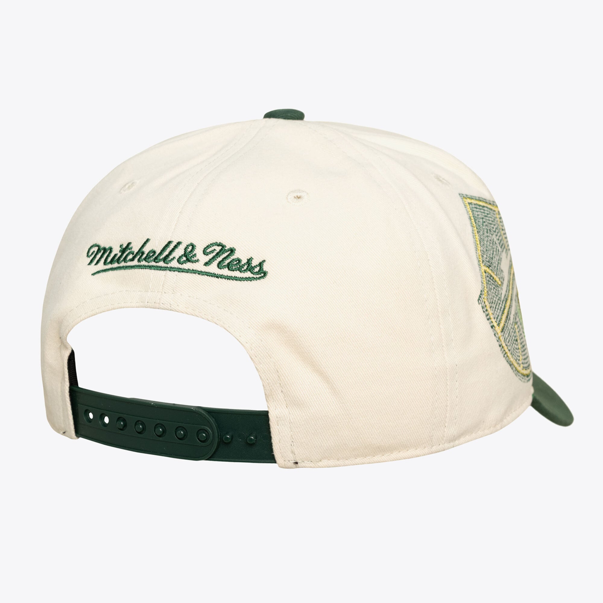 Casquette unisexe Mitchell & Ness crème Seattle Storm Big Time Pro Crown ajustable