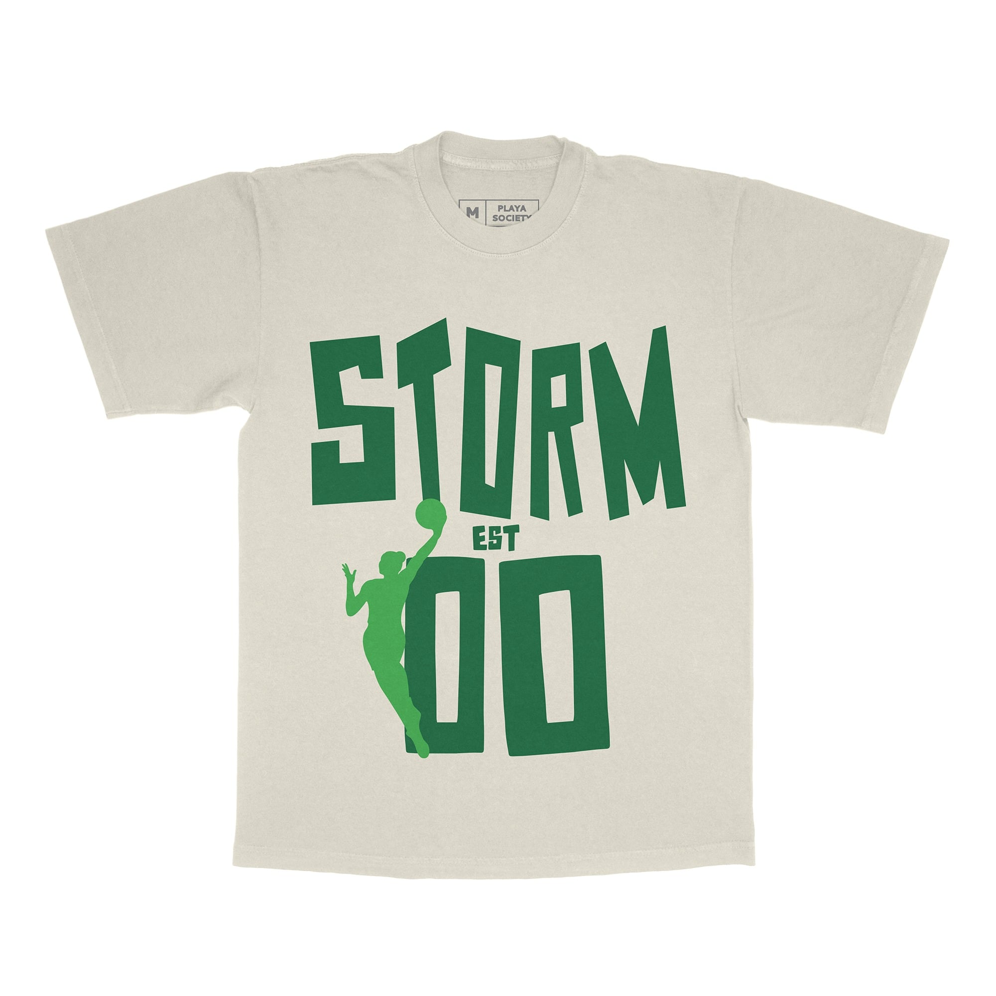 T-shirt unisexe Playa Society Oatmeal Seattle Storm Est
