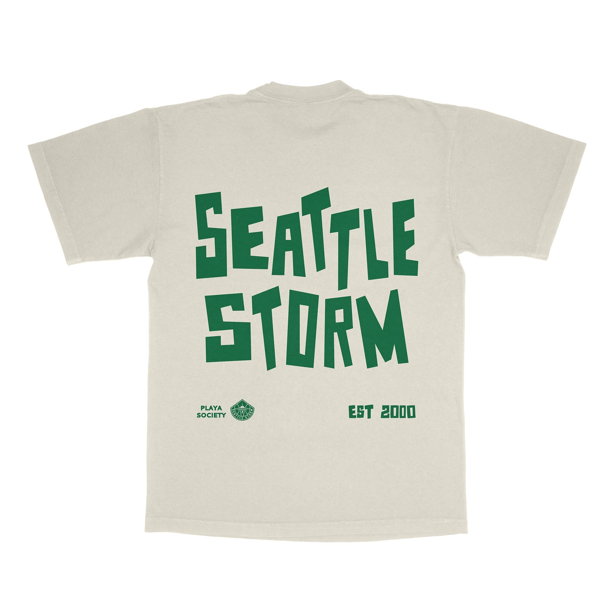 T-shirt unisexe Playa Society Oatmeal Seattle Storm Est