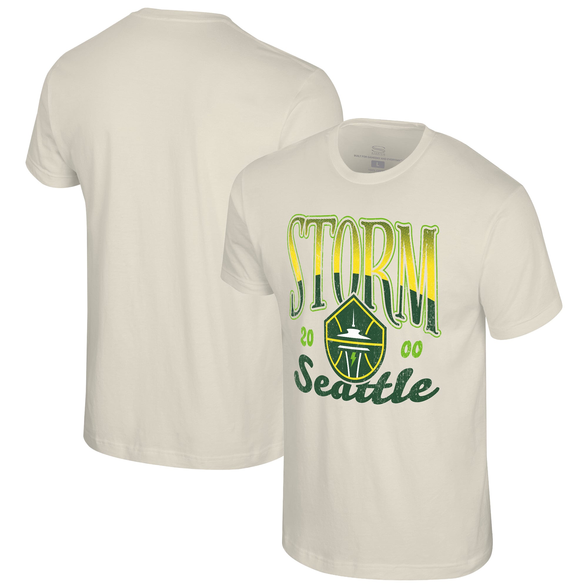 Unisex Stadium Essentials Natural Seattle Storm Sky High T-Shirt