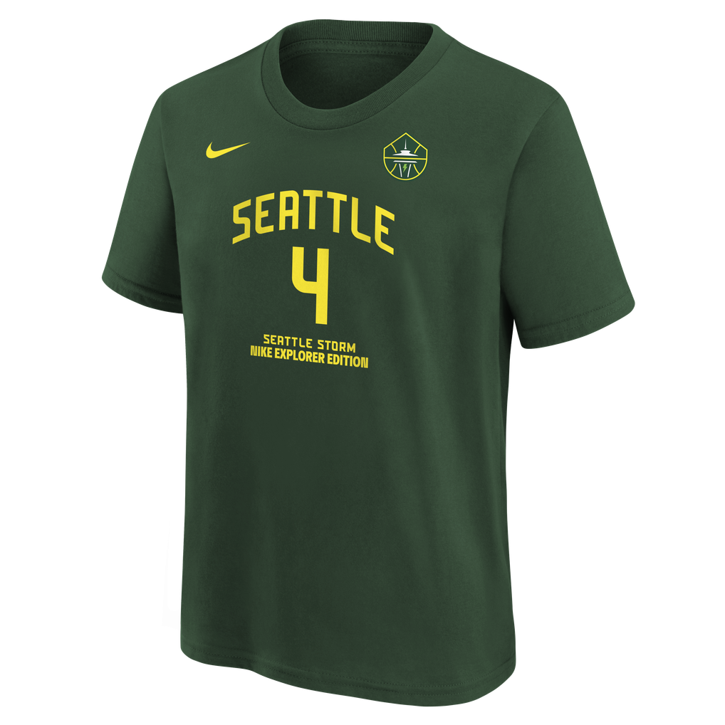 Youth Seattle Storm Flau'jae Johnson Nike Green Explorer Edition Name ...