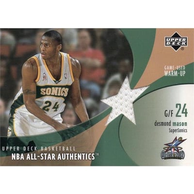 Desmond Mason Memorabilia, Autographed Desmond Mason Collectibles 