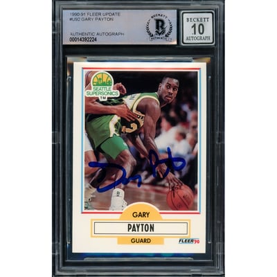 Gary Payton NBA Basketball Trading Cards - Supersonics HOF, Pick Your Card, Near Mint Condition