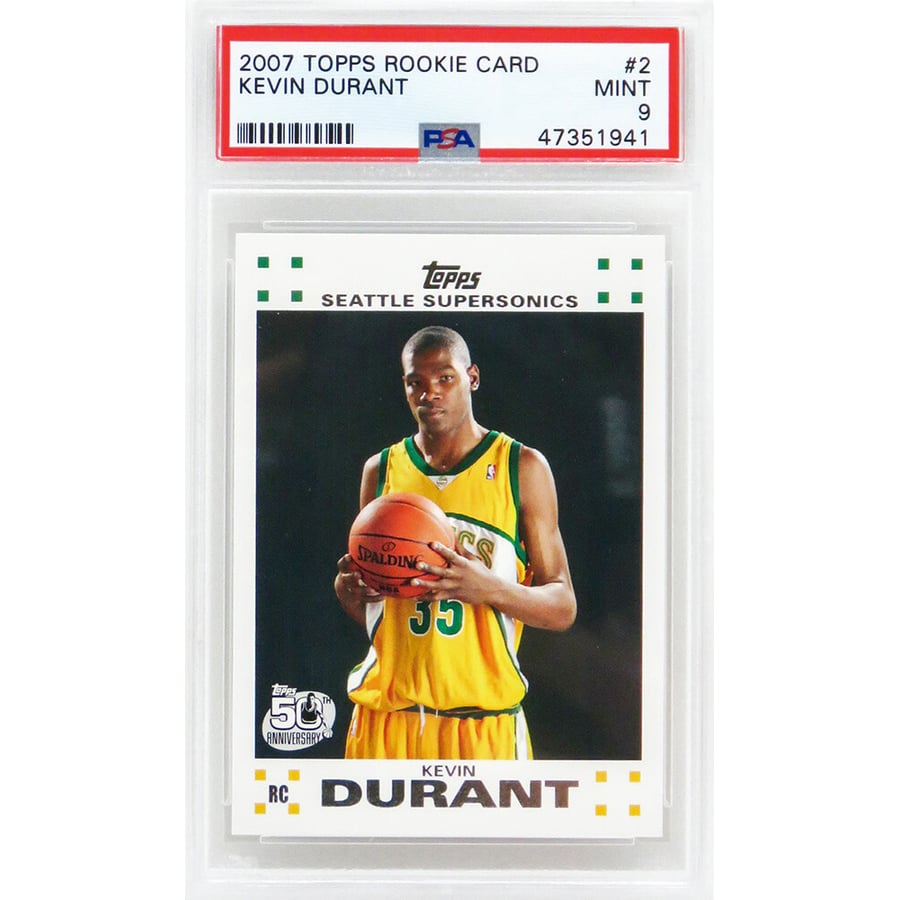 Kd Rookie Card Kevin Durant Rookie Karte Kevin Durant 2007 07 Topps 50th Anniversary