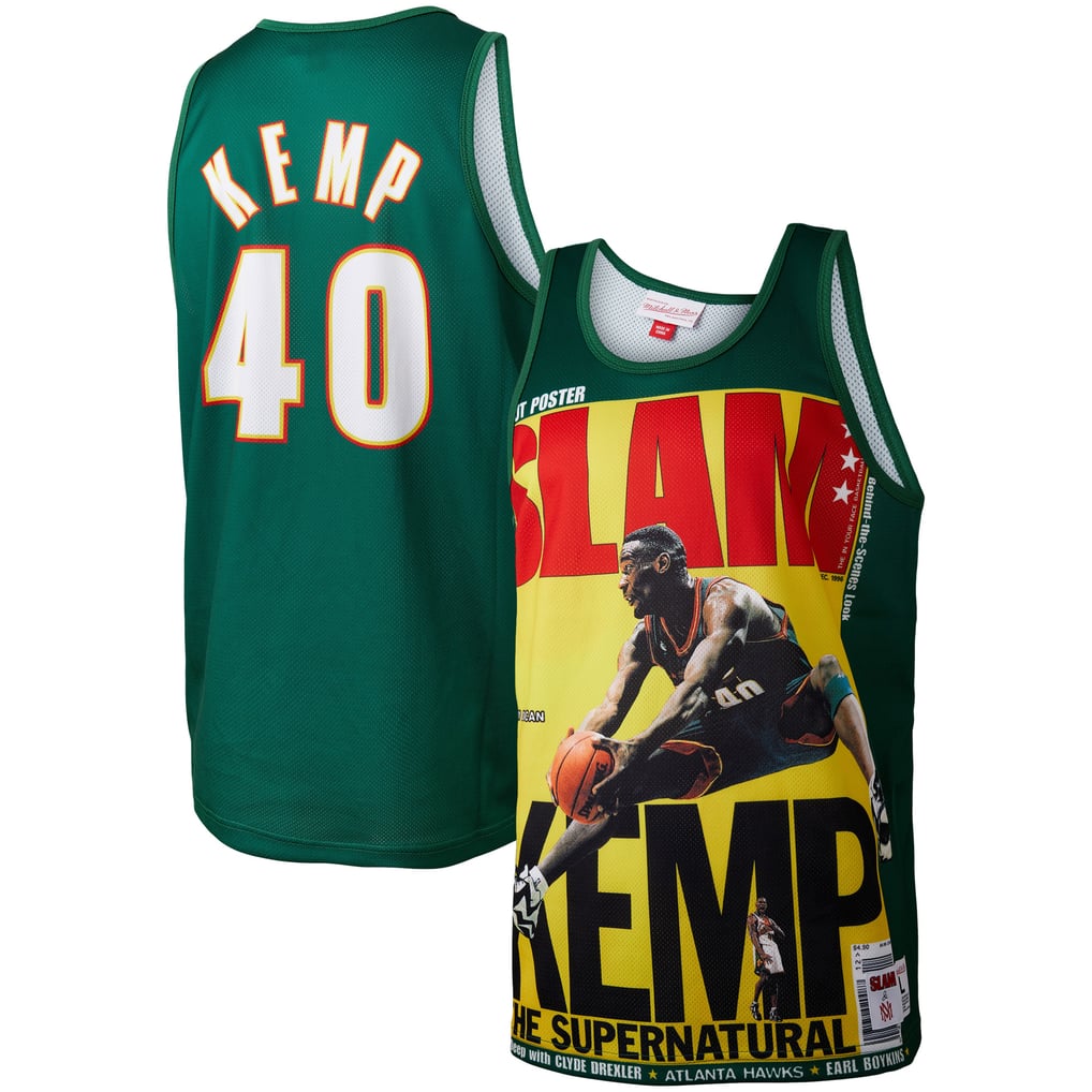 メンズ・Mitchell & Ness ショーン・ケンプ グリーン シアトル 