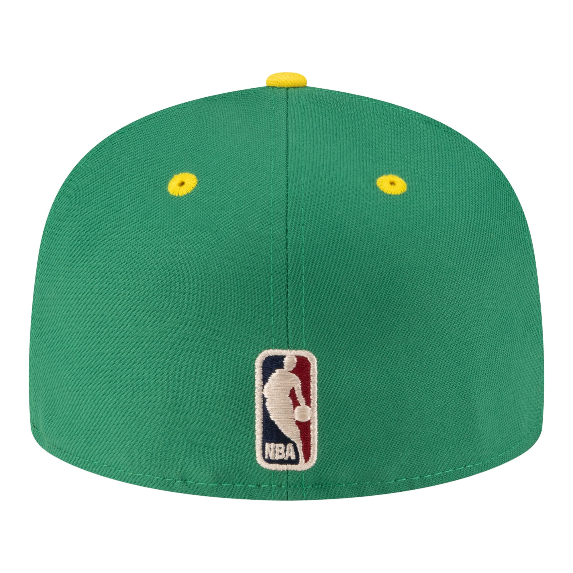 Men's New Era  Green/Gold Seattle SuperSonics 80s Throwback Hardwood Classics 59FIFTY Fitted Hat
