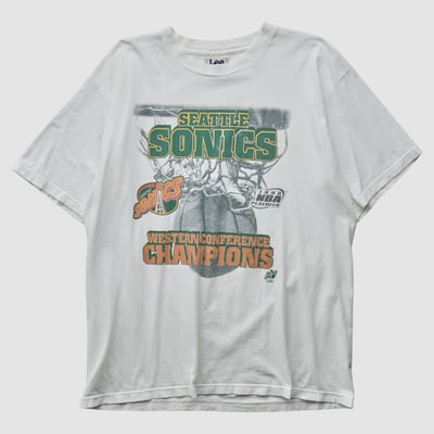 Seattle SuperSonics Lee Apparel 1996 T-shirt - White - XL by Fanatics Real Vintage