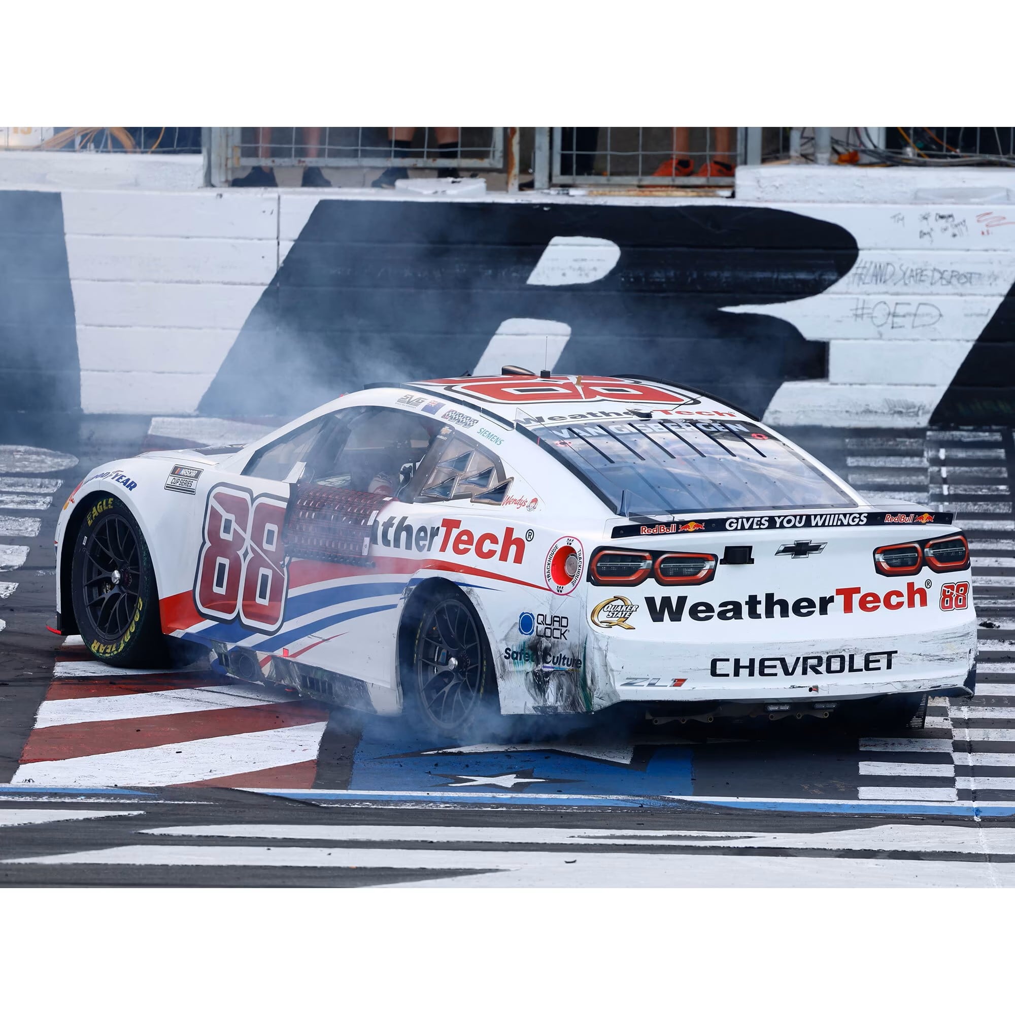 Action Racing Shane van Gisbergen 2025 #88 WeatherTech Charlotte ROVAL Win 1:64 Regular Paint Die-Cast Chevrolet Camaro ZL1