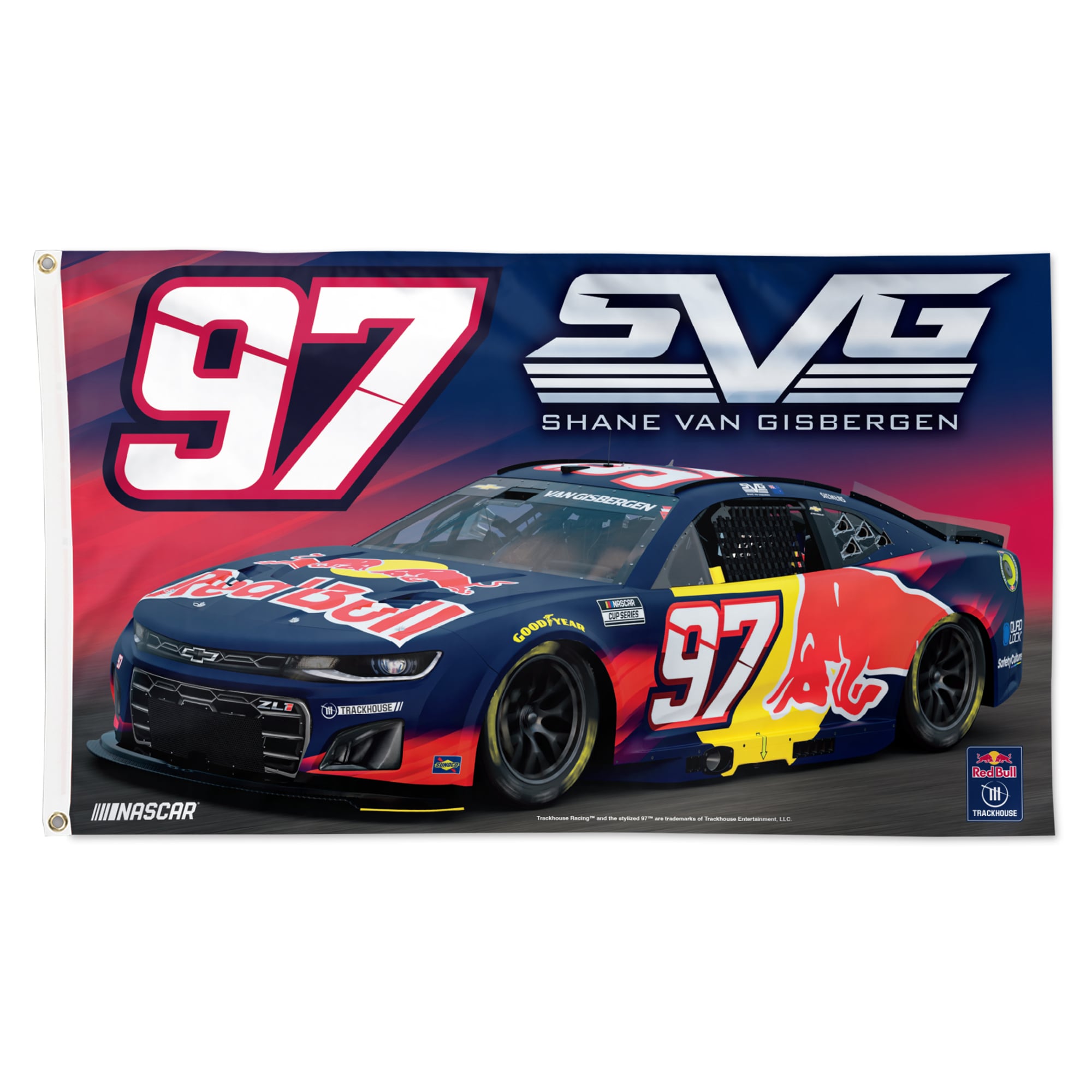 WinCraft Shane van Gisbergen 3' x 5' Single-Sided Deluxe Flag