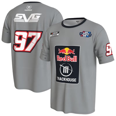  Shane van Gisbergen ProSphere Youth 2026 Red Bull Trackhouse Driver T-Shirt - Gray