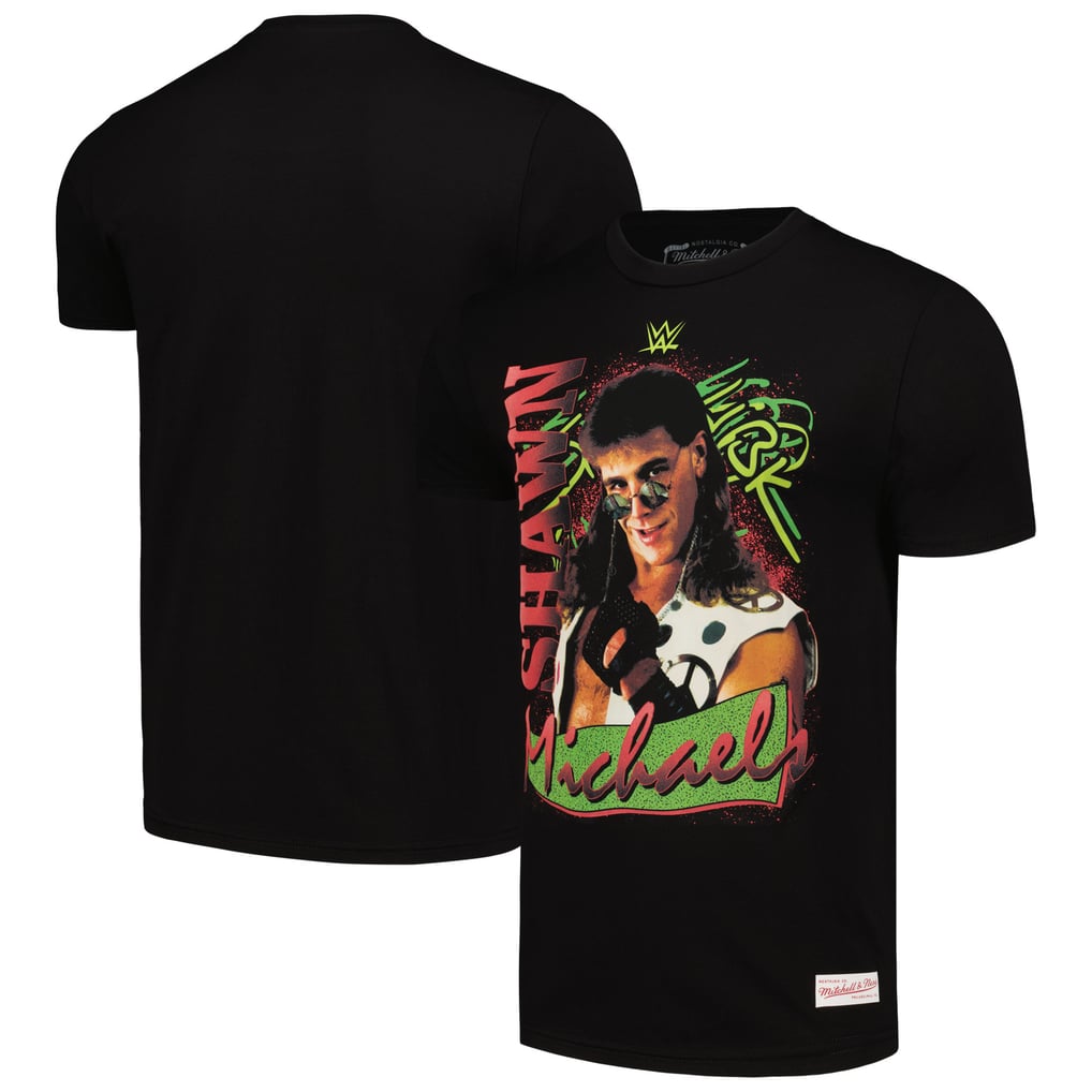 Shawn Michaels Mitchell & Ness WWE Legends T-Shirt - Noir