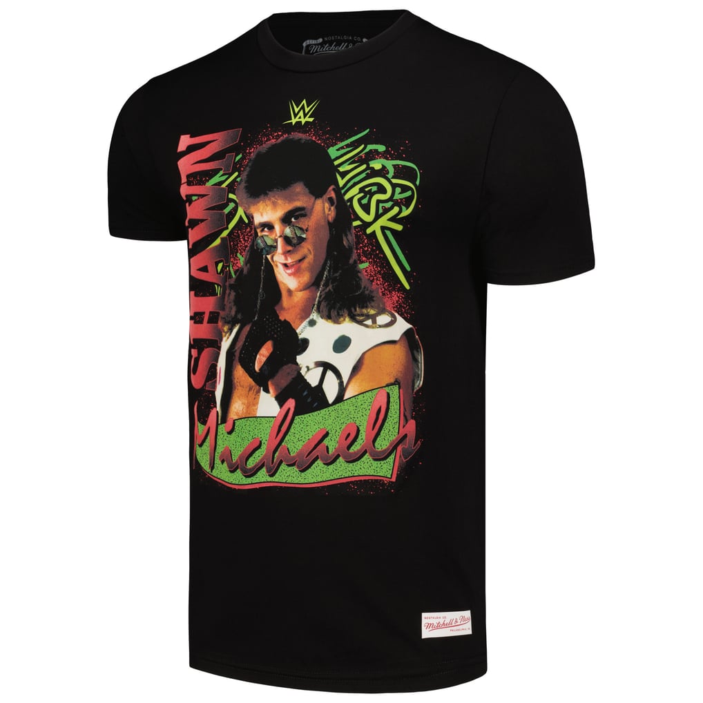 Shawn Michaels Mitchell & Ness WWE Legends T-Shirt - Noir