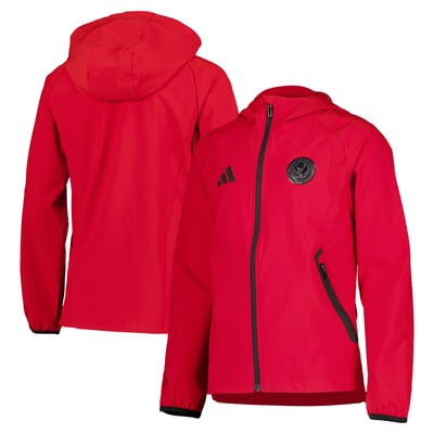 Sheffield United adidas Travel Windbreaker Jacket - Red - Kids