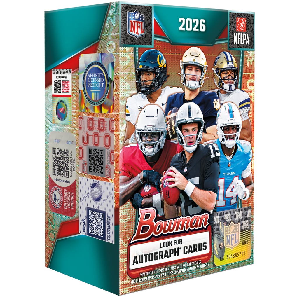 Do Not Store Boxes Sign 2026 Bowman Football Factory Sealed Value Box