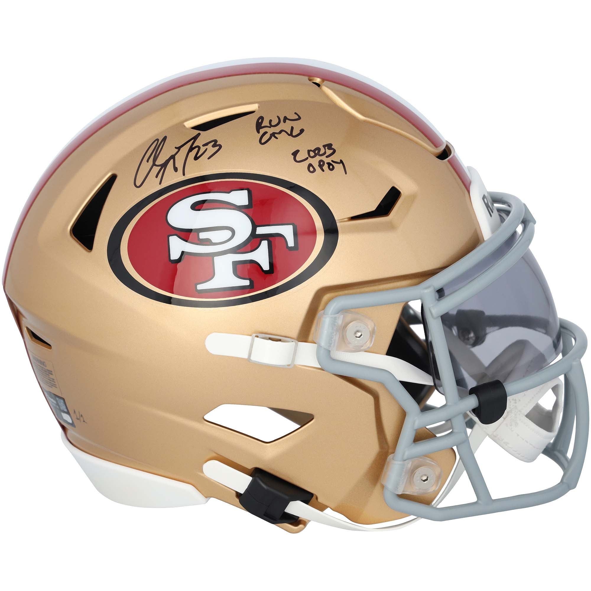 Casques NFL taille moyenne autographiés Under Wraps 2026 - Boîte mystère unique