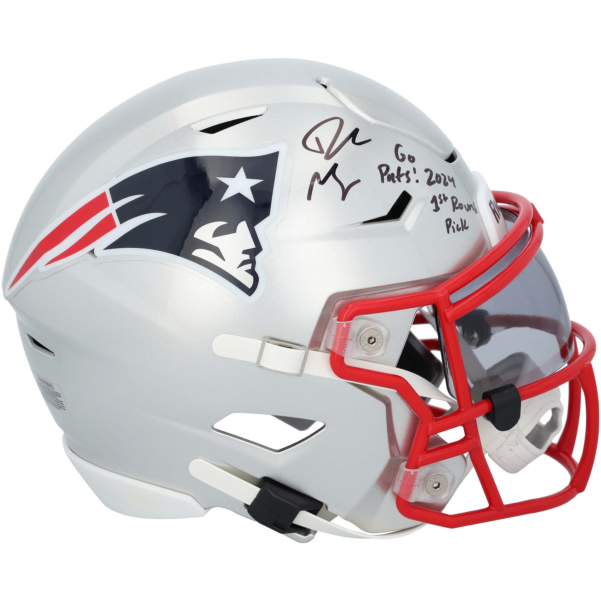 Casques NFL taille moyenne autographiés Under Wraps 2026 - Boîte mystère unique