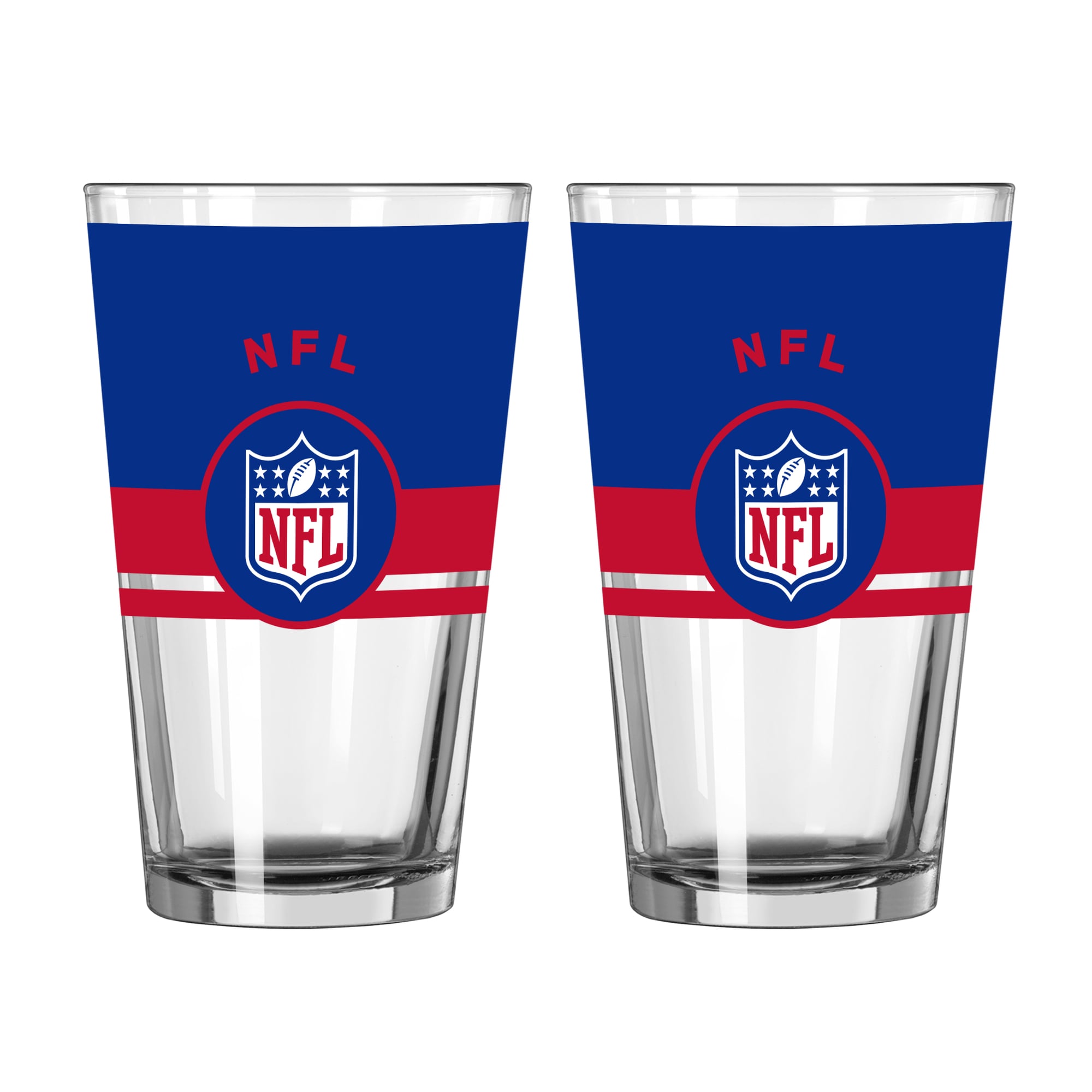 Ensemble de deux verres à bière Horizon de 473 ml (16 oz) de la marque Logo Brands Shield Merchandise