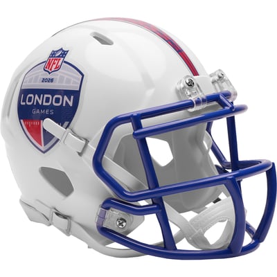Mini casque de vitesse des Jeux internationaux Riddell 2026 de Londres