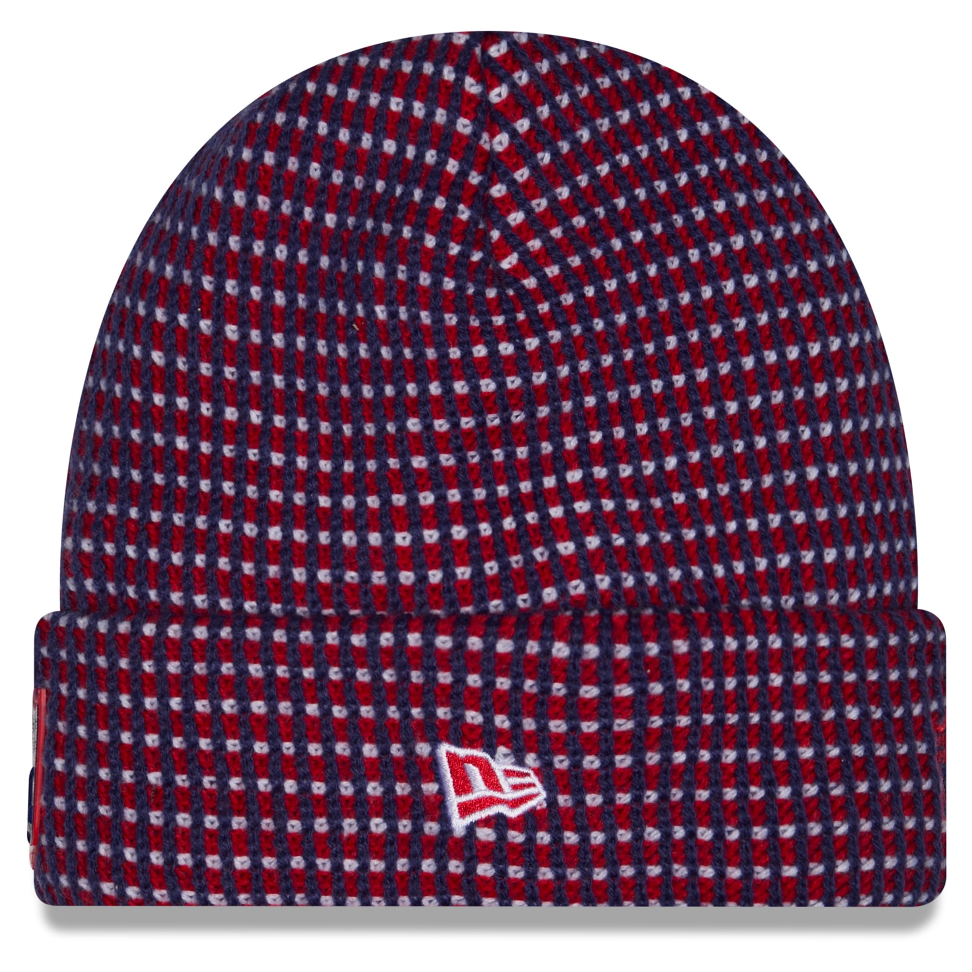 Men's New Era Navy Shield Merchandise 2026 Sideline Cold Weather  Cuffed Knit Hat