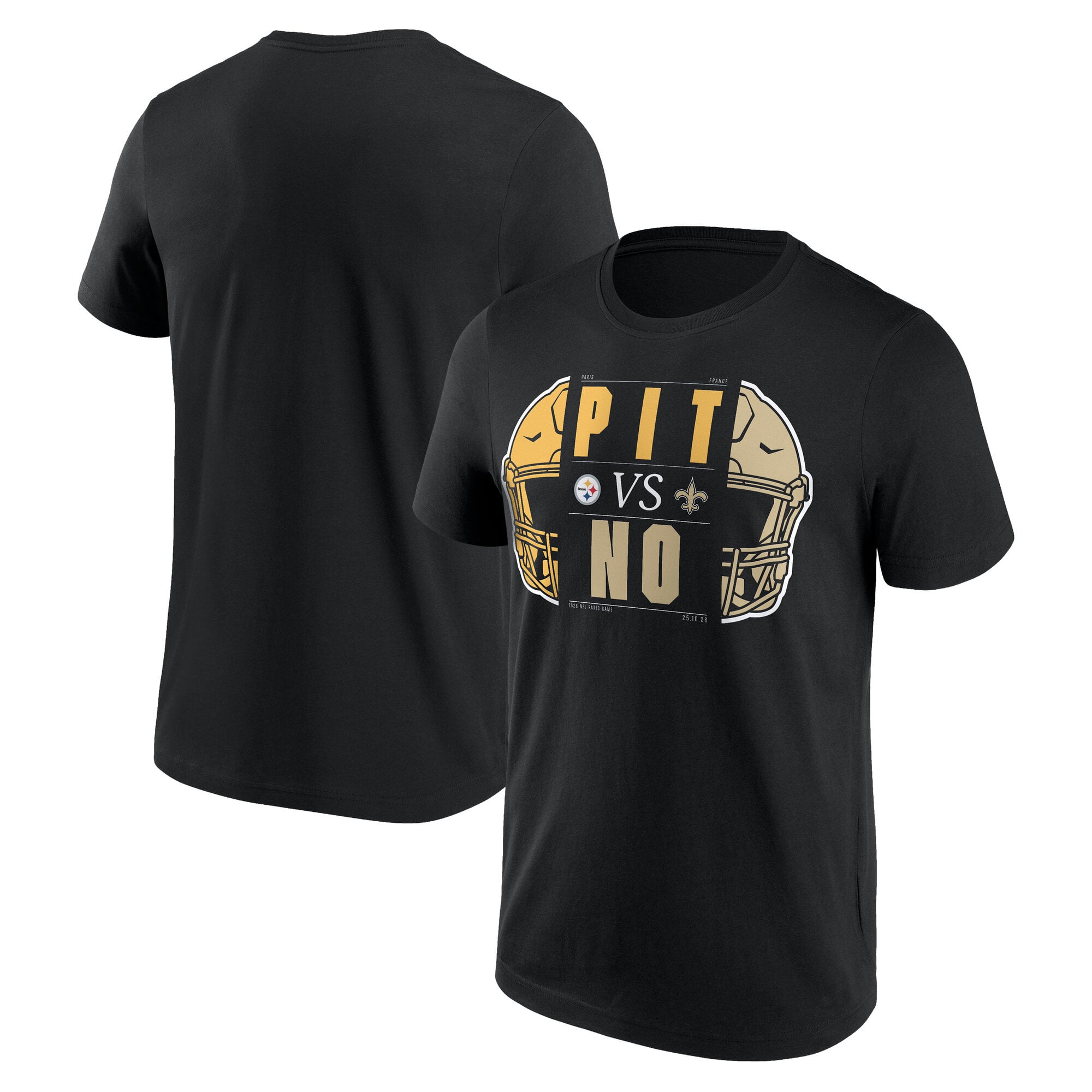 NFL International City Games 2026 Match Up T-Shirt - New Orleans Saints ...