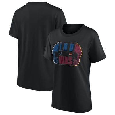 Camiseta Match Up NFL International City Games 2026 - Washington Commanders vs Indianapolis Colts - London - Mujer