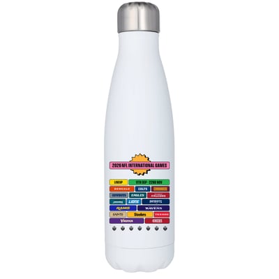Botella de 500 ml Poster Graphic NFL International City Games 2026 - Unisex