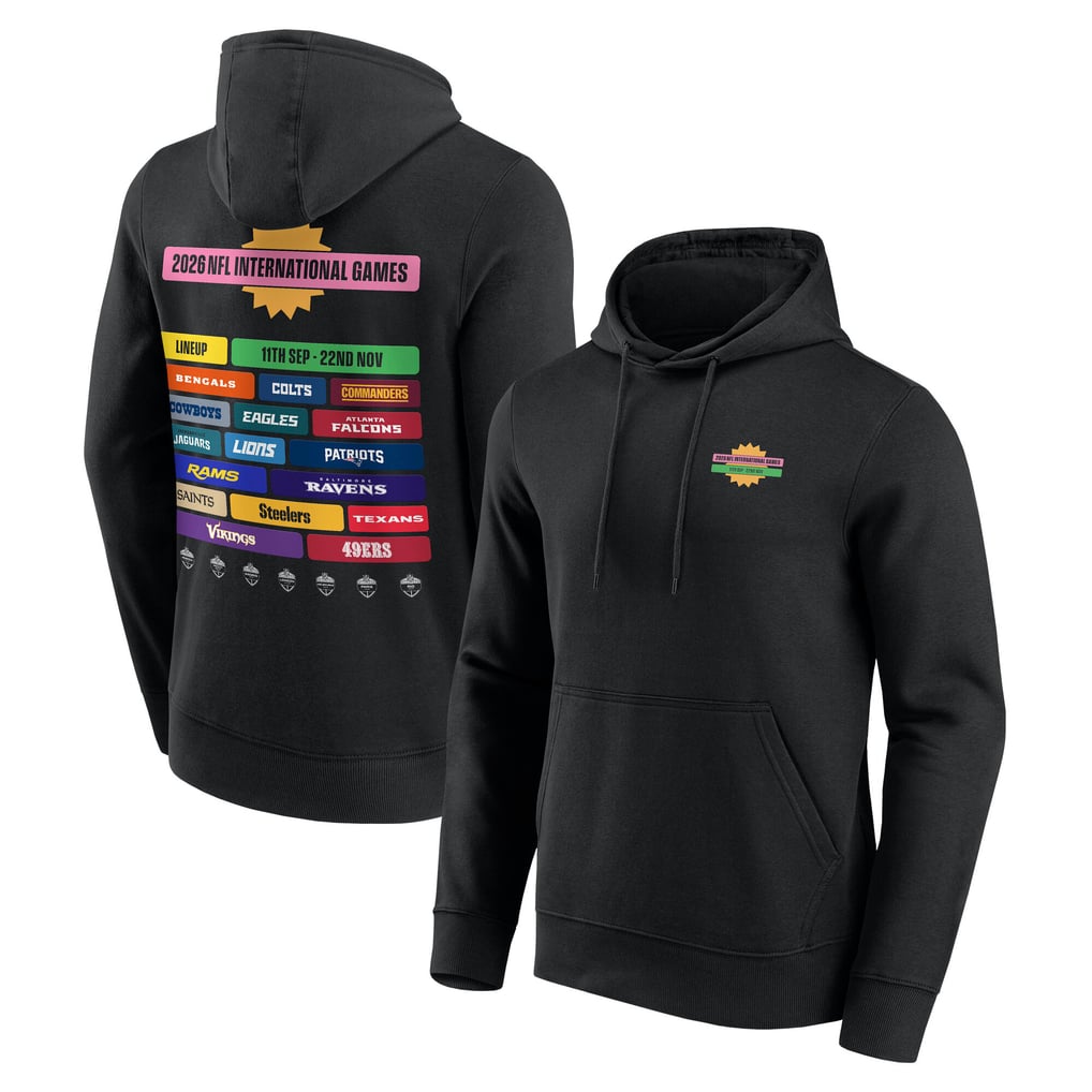 NFL International City Games 2026 Poster Graphic Hoodie - Mens