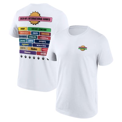 Camiseta Poster Graphic NFL International City Games 2026 - Hombre