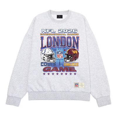 Sudadera de cuello redondo NFL x Peace Collective International Games 2026 - Indianapolis Colts vs. Washington Commanders - London